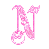 🔤 Эмодзи «Pink Glitter Alphabet» для Telegram