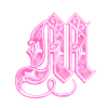 🔤 Эмодзи «Pink Glitter Alphabet» для Telegram