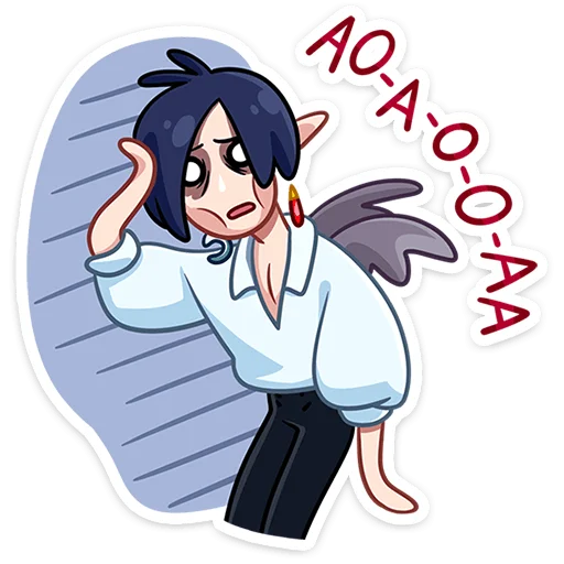 😵 Стикер «Авель» для Telegram