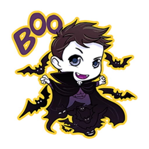 😄 Стикер «Annu Blue&;s Halloween Emoticons (Fia)» для Telegram