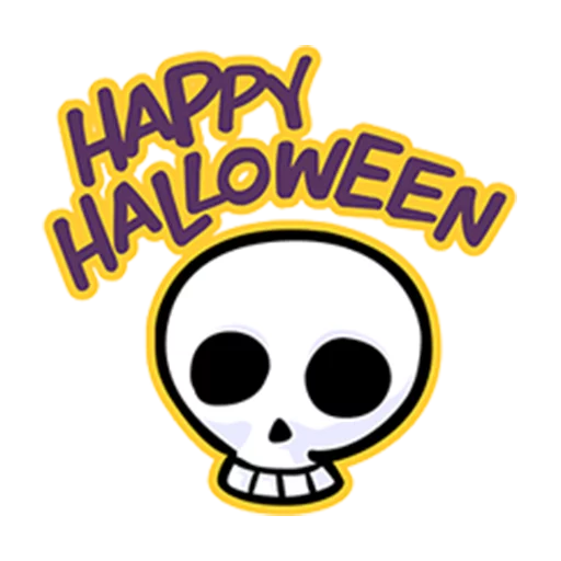 💀 Стикер «Annu Blue&;s Halloween Emoticons (Fia)» для Telegram