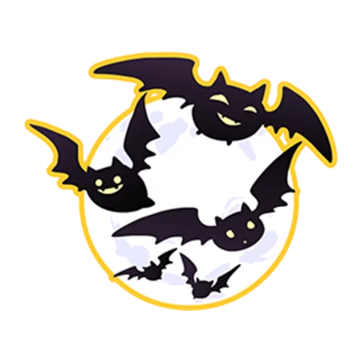 😈 Стикер «Annu Blue&;s Halloween Emoticons (Fia)» для Telegram