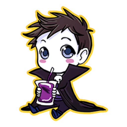 🍹 Стикер «Annu Blue&;s Halloween Emoticons (Fia)» для Telegram