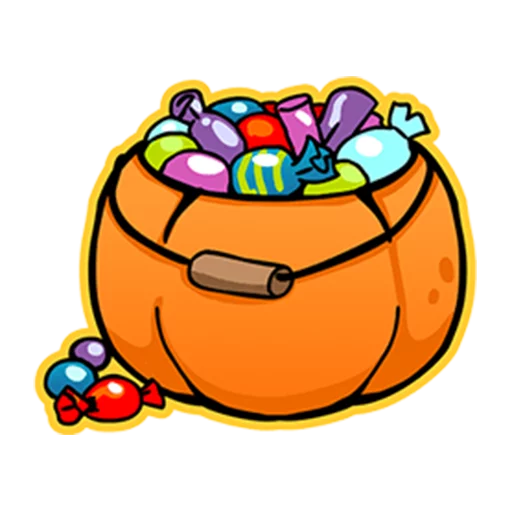 🍬 Стикер «Annu Blue&;s Halloween Emoticons (Fia)» для Telegram