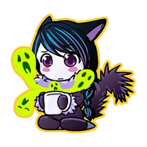 😕 Стикер «Annu Blue&;s Halloween Emoticons (Fia)» для Telegram