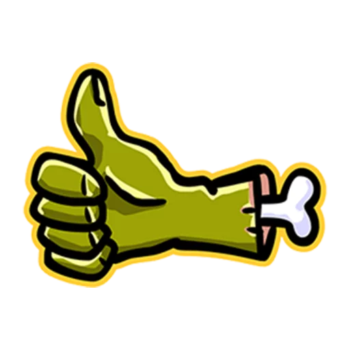 👍 Стикер «Annu Blue&;s Halloween Emoticons (Fia)» для Telegram