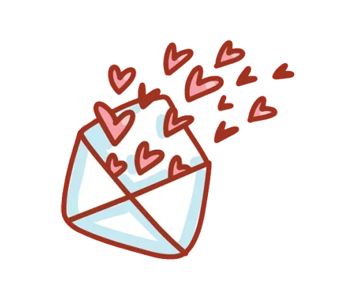 ❤️ Стикер «Про любовь» для Telegram