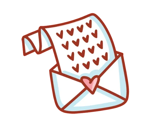 💌 Стикер «Про любовь» для Telegram