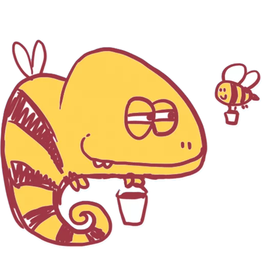 🐝 Стикер «Absurdoodles» для Telegram