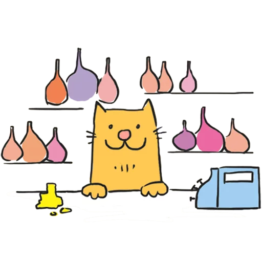 🐱 Стикер «Absurdoodles 2» для Telegram