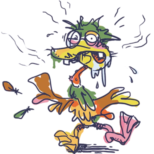 🐣 Стикер «Absurdoodles 3» для Telegram
