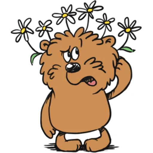 🐻 Стикер «Absurdoodles 3» для Telegram