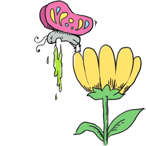 🌼 Стикер «Absurdoodles 3» для Telegram