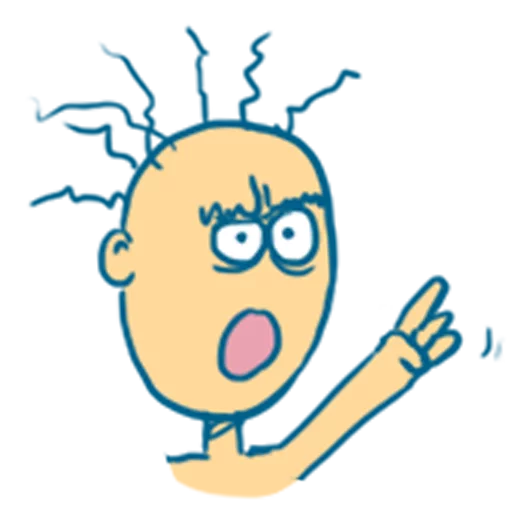 ☝ Стикер «Absurdoodles 3» для Telegram