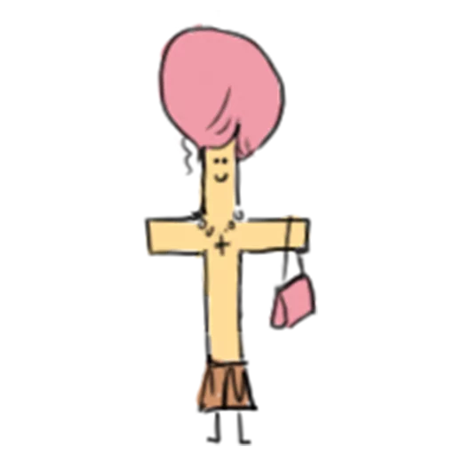 ⛪ Стикер «Absurdoodles 3» для Telegram