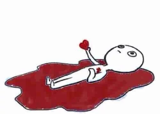 💔 Стикер «Red» для Telegram