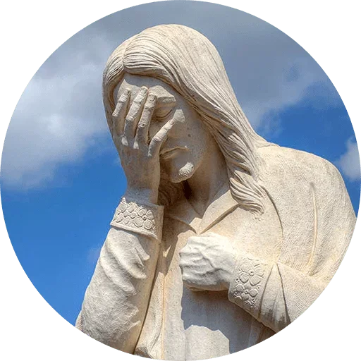 😢 Стикер «Абсолютли» для Telegram
