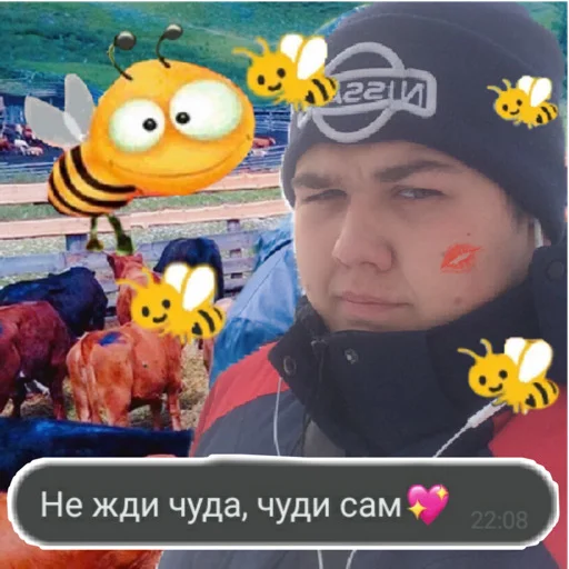 🐝 Стикер «Abukhałím» для Telegram