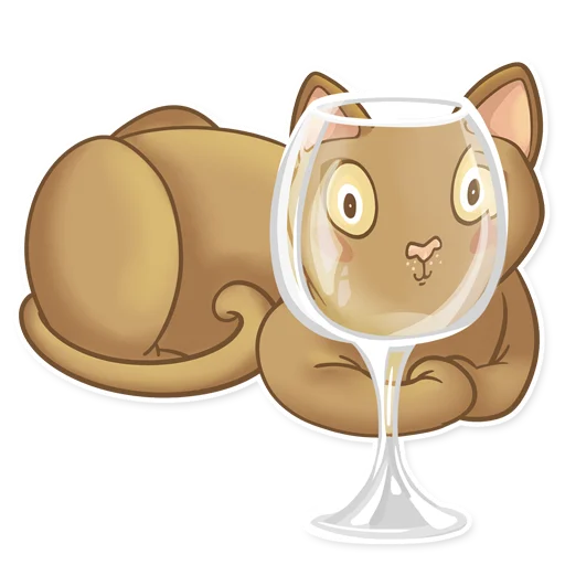 🍷 Стикер «Абик» для Telegram