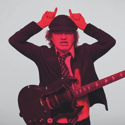 😈 Стикер «ACDC» для Telegram