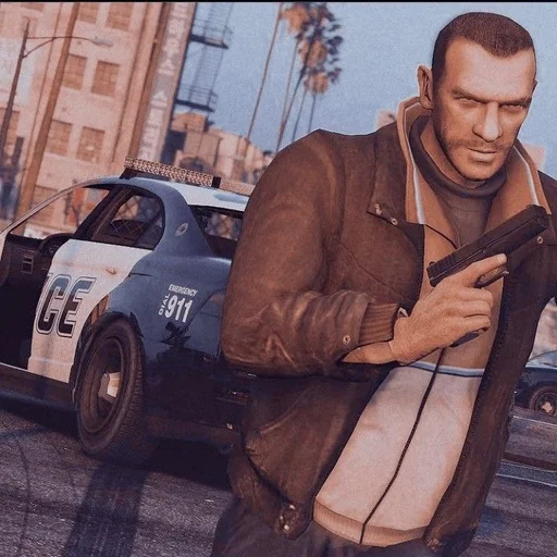 🌟 Стикер «GTA IV» для Telegram