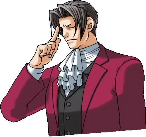 Стикерпак Ace Attorney для Telegram