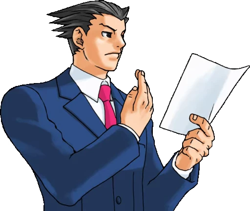 📄 Стикер «Ace Attorney» для Telegram
