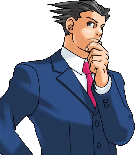 🤔 Стикер «Ace Attorney» для Telegram