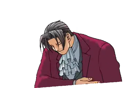 😎 Стикер «Ace Attorney» для Telegram