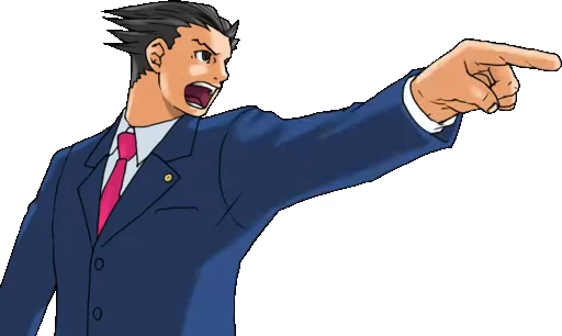 👉 Стикер «Ace Attorney» для Telegram