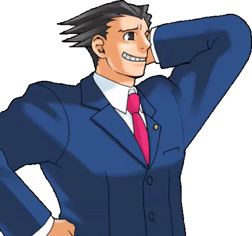 😅 Стикер «Ace Attorney» для Telegram