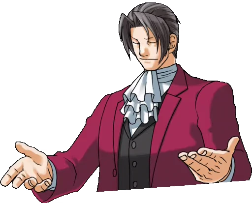 😏 Стикер «Ace Attorney» для Telegram