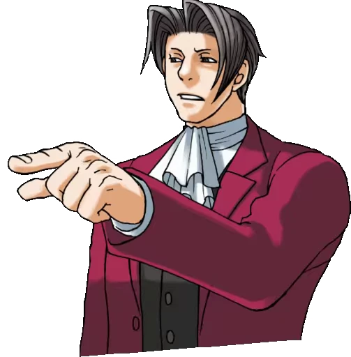 👈 Стикер «Ace Attorney» для Telegram