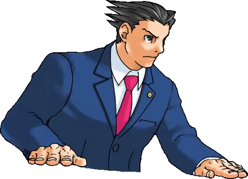 😠 Стикер «Ace Attorney» для Telegram