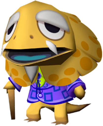 🦎 Стикер «Animal Crossing Villagers 2» для Telegram