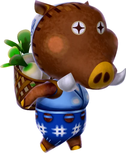 🐗 Стикер «Animal Crossing Villagers 2» для Telegram