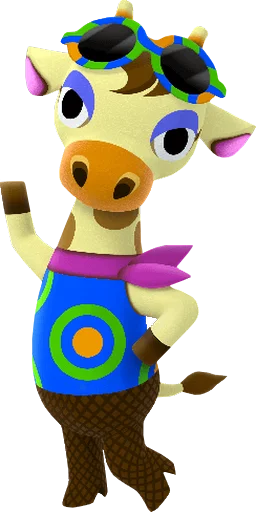 🦒 Стикер «Animal Crossing Characters» для Telegram