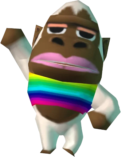 🦍 Стикер «Animal Crossing Characters» для Telegram