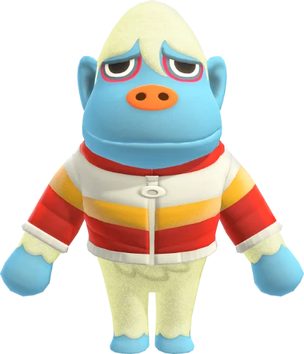 🦍 Стикер «Animal Crossing Characters» для Telegram