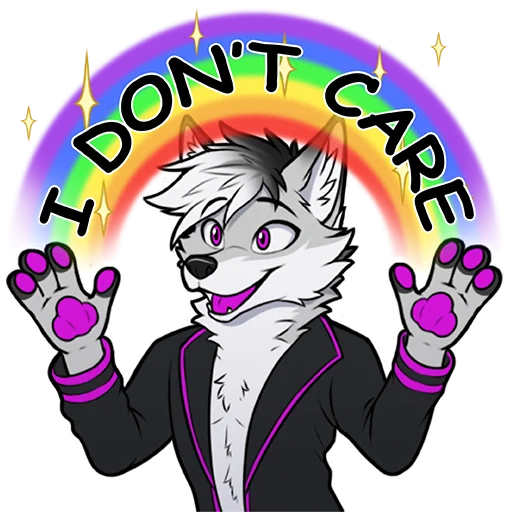 🌈 Стикер «Ace of Genesis» для Telegram