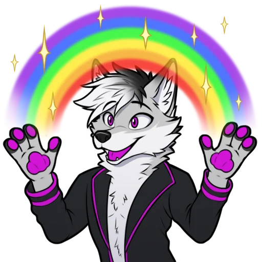 🌈 Стикер «Ace of Genesis» для Telegram