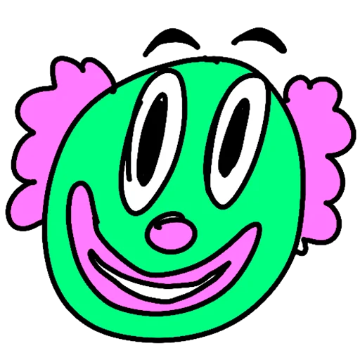 🤡 Стикер «Кислотное безумие» для Telegram