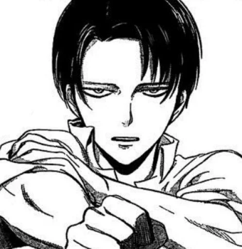 ⚔ Стикер «Levi Ackerman Леви Аккерман» для Telegram