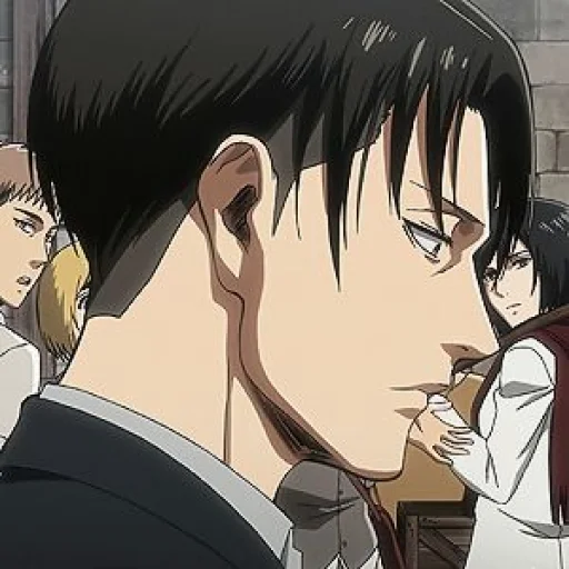 ⚔ Стикер «Levi Ackerman Леви Аккерман» для Telegram