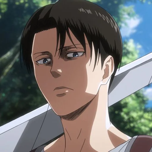 ⚔ Стикер «Levi Ackerman Леви Аккерман» для Telegram