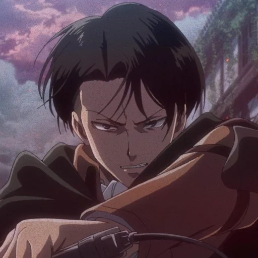 ⚔ Стикер «Levi Ackerman Леви Аккерман» для Telegram