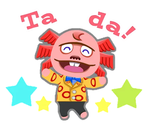 🎊 Стикер «ACNL» для Telegram