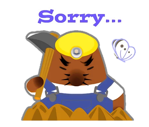 😥 Стикер «ACNL» для Telegram