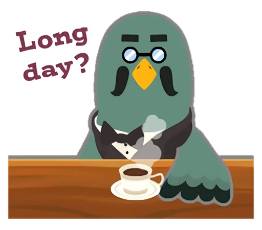 ☕ Стикер «ACNL» для Telegram