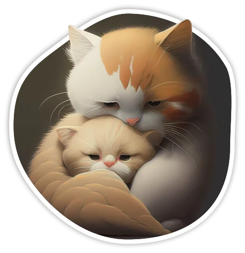 ❣ Стикер «adadem cats» для Telegram
